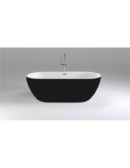 Black&White Acrylic Bath Swan SB105 black - 2