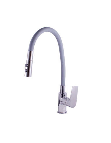 Sink lever mixer COLORADO - Barva chrom/šedá,Rozměr 3/8''