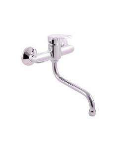 Sink lever mixer wall-mounted COLORADO - Barva...