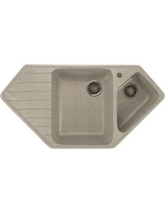 Кухонная раковина Mixline ML-GM25 серый - 1