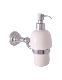 Ceramic soap dispenser chrome Bathroom accessory MORAVA...
