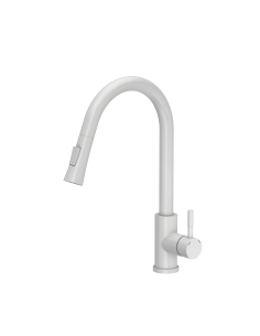 JULIA SteelQ Pull Out + Stream Change kitchen faucet snow...