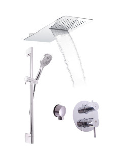 Shower set with built-in faucet - Barva chrom