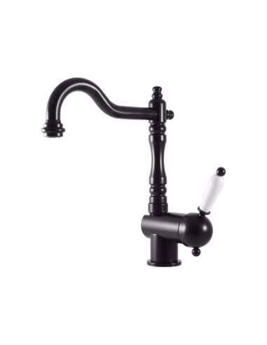 Sink lever mixer LABE BLACK MATT - Barva černá matná,Rozměr 3/8''