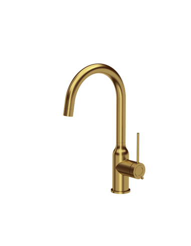 INGRID Q LINE SteelQ kitchen faucet / gold nano PVD