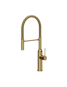MARILYN Steel kitchen faucet with a movable spring spout...