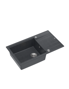 EVAN 136 XL 1-bowl inset sink with drainer + save space...