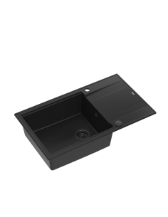 EVAN 136 XL 1-bowl inset sink with drainer + save space...
