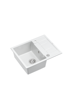 MORGAN 116 1-bowl inset sink with drainer + save space...