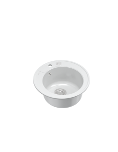 MORGAN 210 1-bowl inset sink + save space siphon / snow...
