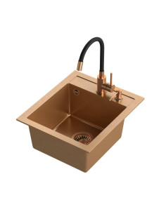 ART JOHNNY 100 Art Copper with manual siphon, mixer tap...