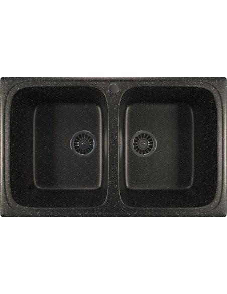 Кухонная раковина Mixline ML-GM23 черный - 1