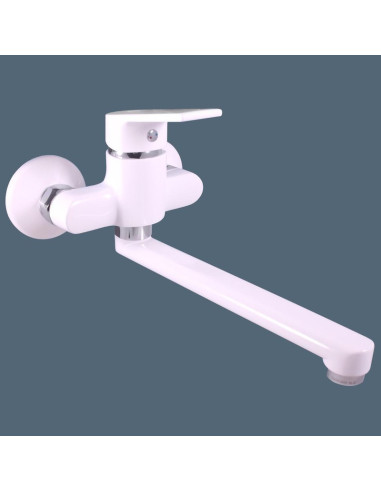 Washbasin and sink faucets COLORADO WHITE/CHROME - Barva bílá/chrom,Rozměr 100 mm