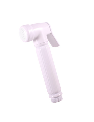 Bidet hand shower with stop valve white/chrome - Barva bílá
