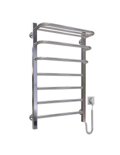 Stainless Steel Electric Towel Rail NAVIN FORTIS 480x800 Sensor right