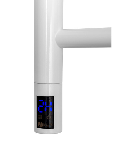 Electric Towel Rail WHITE OMEGA Sensor 530х800 left