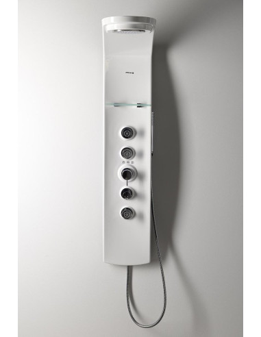 LUK termostaadi dušipaneel 250x1300mm, massaažiga, nurk