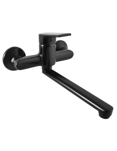 Washbasin and sink lever mixer COLORADO BLACK MATT - Barva černá matná,Rozměr 150 mm