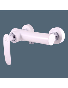 TIGRIS Shower lever mixer, white - Barva...