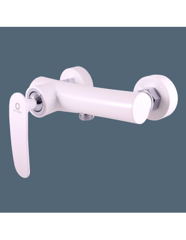 TIGRIS Shower lever mixer, white - Barva bílá/chrom,Rozměr 150 mm