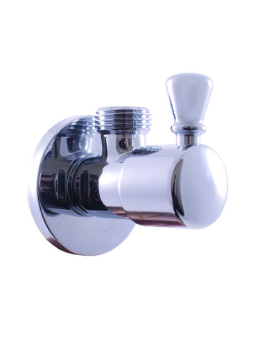 Angle valve with ceramic headwork 1/2''-1/2'' CHROME - Barva chrom