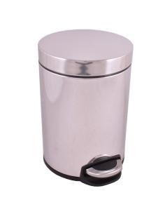 Trash can 5l Bathroom accessory COLORADO - Barva nerez lesk