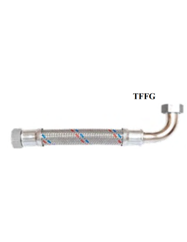 Lokanais savienojums Ø 25 x 34 mm TFFG (ar līkumu) 1" FF x 90° - 1