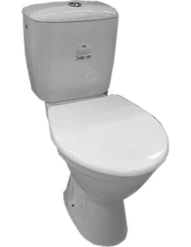 WC compact "Mila" with vertical outlet "Soft Close" - 1