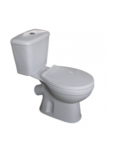 WC compact "Mila" with inclined outlet "Soft Close" - 1