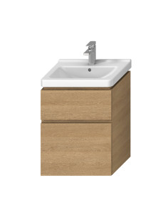 copy of Jika Cubito Sink cabinet 550 mm, 2 drawers, hanging, white - 2