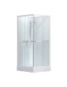 copy of Roth Simple semi-circular shower cabin 90x90cm, white - 5