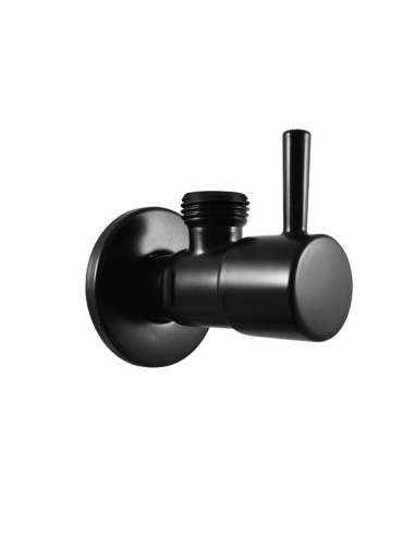Angle valve with ceramic headwork 1/2 '' - 1/2 '' BLACK MATT - Barva černá matná