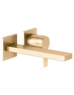 Keuco Vienas sviras izlietnes maisītājs Edition 11 brushed brass