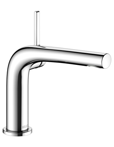 Keuco Vienas sviras izlietnes maisītājs 120 Edition 400 brushed nickel