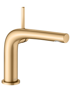 Keuco Vienas sviras izlietnes maisītājs 120 Edition 400 brushed brass