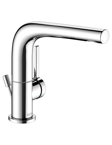 Keuco Vienas sviras izlietnes maisītājs 150 Edition 400 brushed nickel