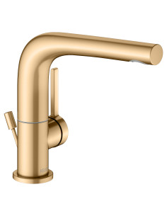 Keuco Vienas sviras izlietnes maisītājs 150 Edition 400 brushed brass