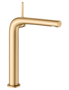 Keuco Vienas sviras izlietnes maisītājs 240 Edition 400 brushed brass