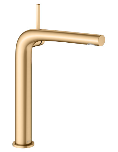 Keuco Vienas sviras izlietnes maisītājs 240 Edition 400 brushed brass