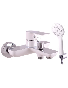 Bath lever mixer VLTAVA CHROME/WHITE - Barva...