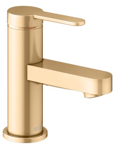 Keuco Vienas sviras izlietnes maisītājs 60 IXMO brushed brass