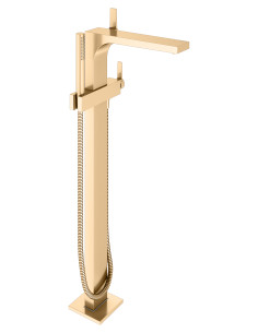 Keuco Vienas sviras vannas maisītājs Edition 11 brushed brass