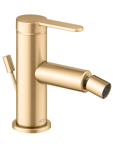 Keuco Vienas sviras bidē maisītājs IXMO brushed brass