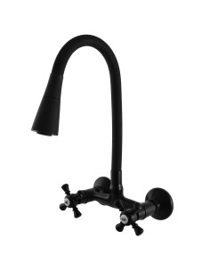 Sink lever mixer MORAVA RETRO BLACK MATT - Barva černá...