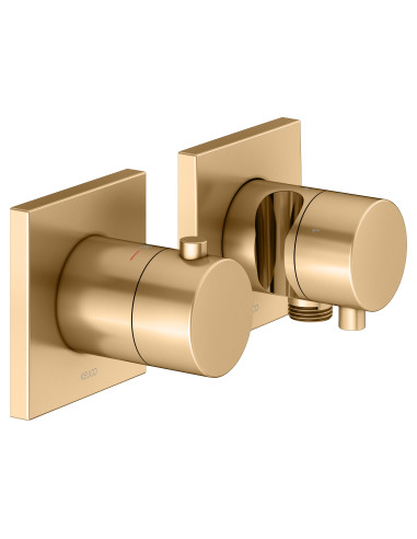 Keuco Termostata maisītāja komplekts Edition 11 brushed brass