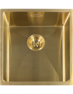 Кухонная раковина Reginox Miami 40x40 3,5" PVD gold - 1