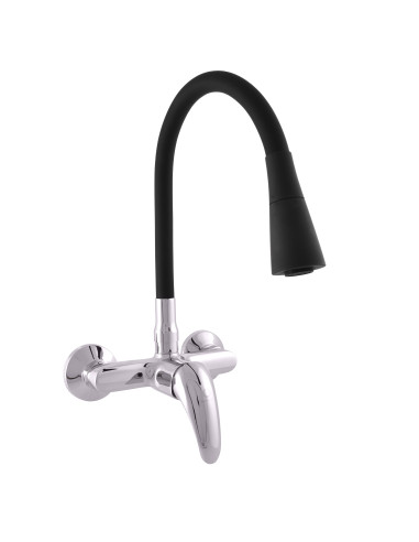 Sink lever mixer with flexible spout and shower - Barva chrom,Rozměr 150 mm,Typ ručky SA502.5/13