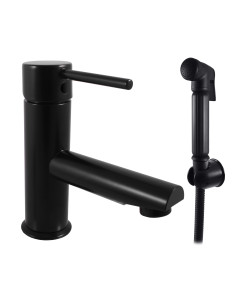 Washbasin faucet with shower SEINA Black  - Barva černá...