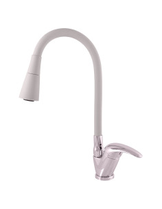 Sink faucet with flexible spout with shower SAZAVA -...