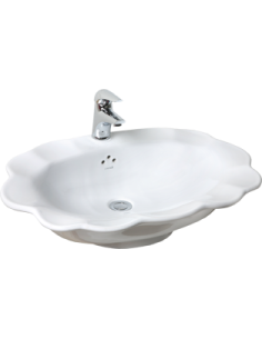 AUGŠĀJĀ LENTĪTE W.BASIN WHITE